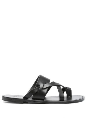 Saint Laurent Culver slides - Black