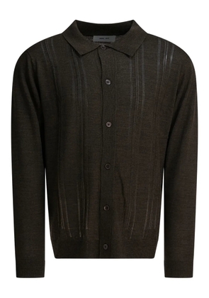 NN07 Thor knitted shirt - Brown