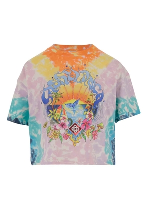 Casablanca organic-cotton t-shirt - Purple