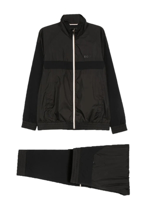 BOSS panelled zip-fastening tracksuit - Black