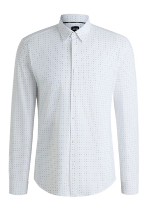 BOSS patterned shirt - White