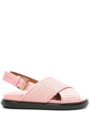 Marni Fussbett slingback sandals - Pink