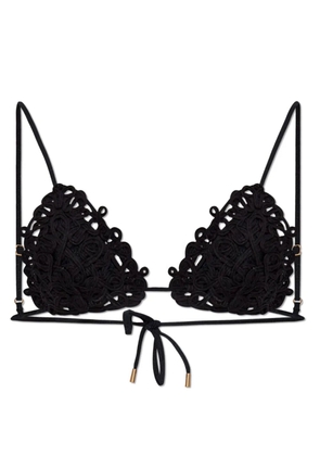 Cult Gaia knitted bikini top - Black