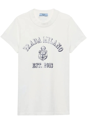 Prada printed T-shirt - White