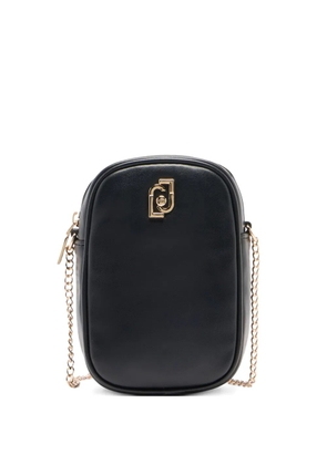 LIU JO logo-plaque chain cross body bag - Black