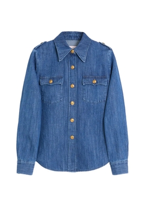 Valentino Garavani long-sleeve denim shirt - Blue