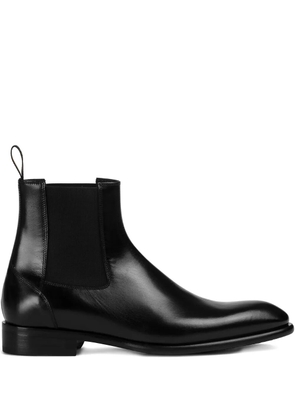 Doucal's leather chelsea boots - Black