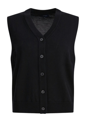 Soeur Chiara button-up vest - Black