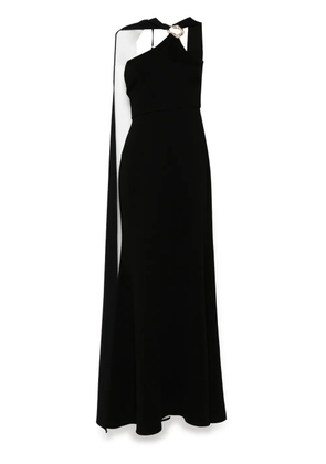Roland Mouret asymmetric embellished dress - Black