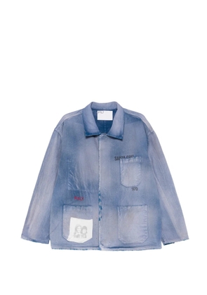 Paly Holy City printed pocket shirt - Blue