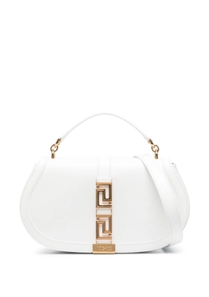 Versace Greca Goddess leather shoulder bag - White