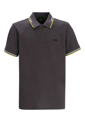 BOSS Paddy tipped polo shirt - Brown