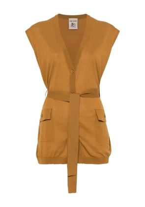 Semicouture fine-knit jacket - Brown