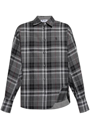 The Attico checked shirt - Grey