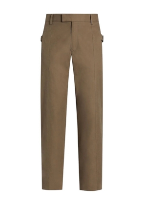 Dolce & Gabbana cotton side-straps trousers - Brown