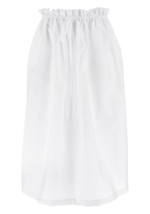 Fabiana Filippi cotton-blend skirt - White
