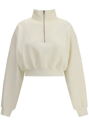 ÉTERNE cropped sweatshirt - Neutrals