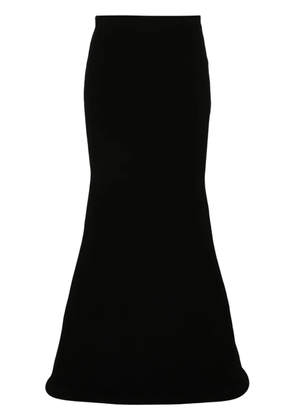 Jean Paul Gaultier 3D knitted maxi skirt - Black