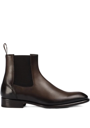 Doucal's leather chelsea boots - Brown