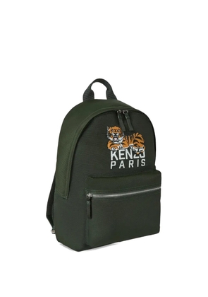 Kenzo tiger-appliqué backpack - Green