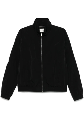 Saint Laurent crinckled blouson jacket - Black