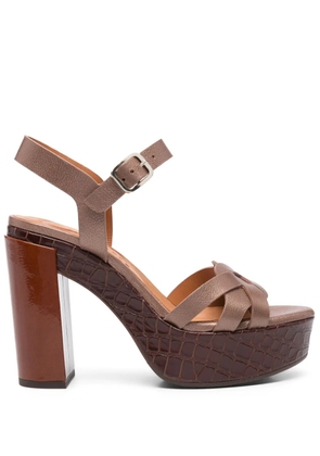 Chie Mihara 105mm Jysta sandals - Brown