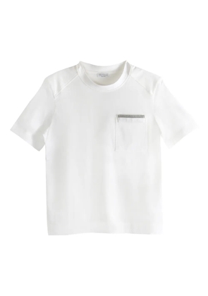 Brunello Cucinelli chest-pocket T-shirt - White