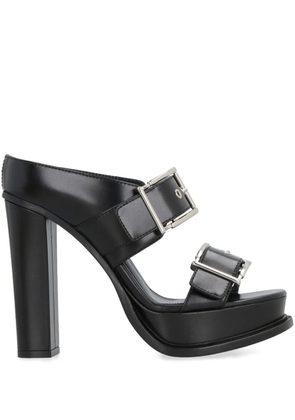 Alexander McQueen 120mm leather sandals - Black