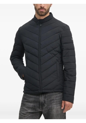 GUESS USA chevron-quilted padded jacket - Black