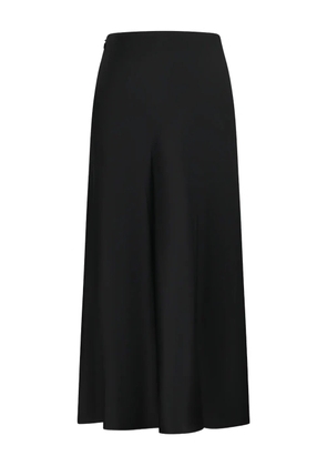 KHAITE concealed-fastening midi skirt - Black