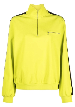 Tory Burch side-stripe detail sweatshirt - Green