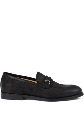 Brunello Cucinelli leather Penny loafers - Black