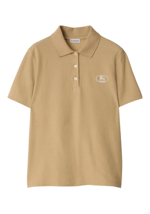 Burberry cotton polo shirt - Neutrals