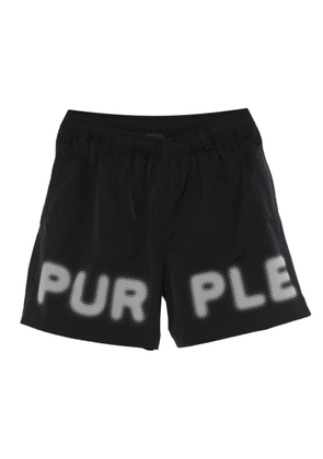Purple Brand P504 wordmark shorts - Black