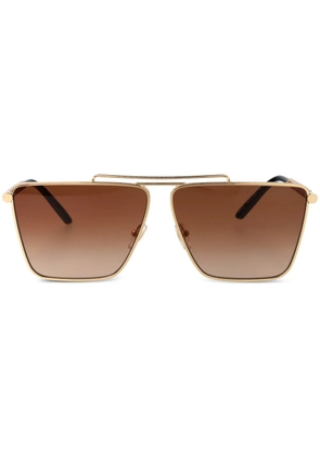 Versace Eyewear square-frame sunglasses - Gold