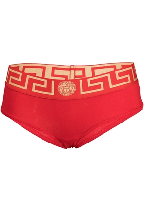 Versace Greca waistband briefs - Red