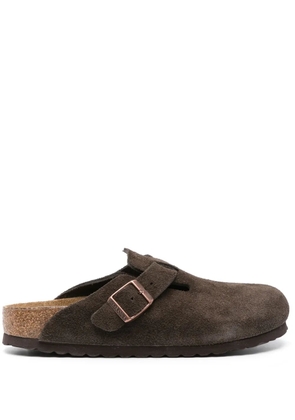 Birkenstock Boston suede slippers - Brown