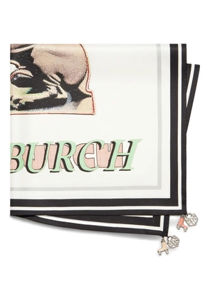 Tory Burch Good Boy neckerchief - White