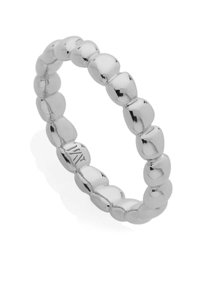 Monica Vinader Nura teardrop eternity ring - Silver