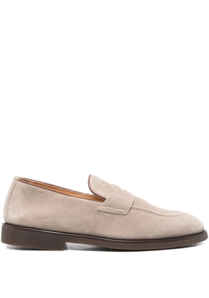 Brunello Cucinelli suede loafers - Neutrals