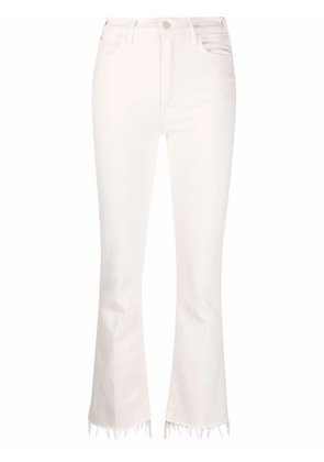 MOTHER The Hustler cropped jeans - White