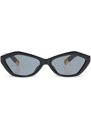 Jacquemus Bambino geometric-frame sunglasses - Black