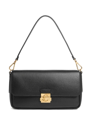 Coccinelle large C-Me Lock turnlock shoulder bag - Black