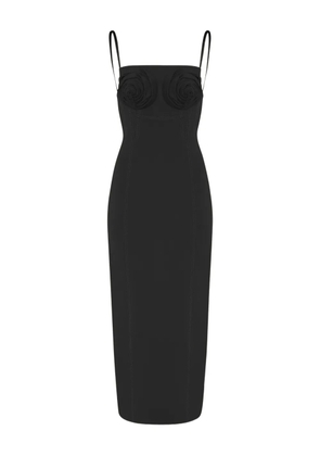 Jean Paul Gaultier conical bra cup maxi dress - Black