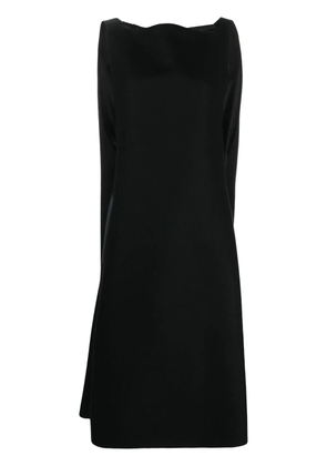 Maison Margiela cape-style A-line minidress - Black
