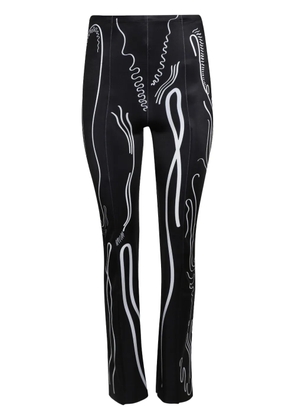 Di Petsa printed trousers - Black