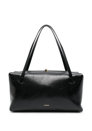 Jil Sander Goji leather shoulder bag - Black