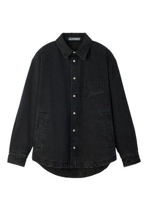 Jacquemus denim button-up shirt - Black