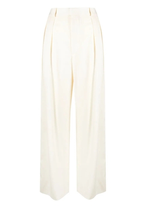 WARDROBE.NYC pleated wide-leg trousers - Neutrals