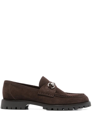 Gucci Horsebit-detail loafers - Brown